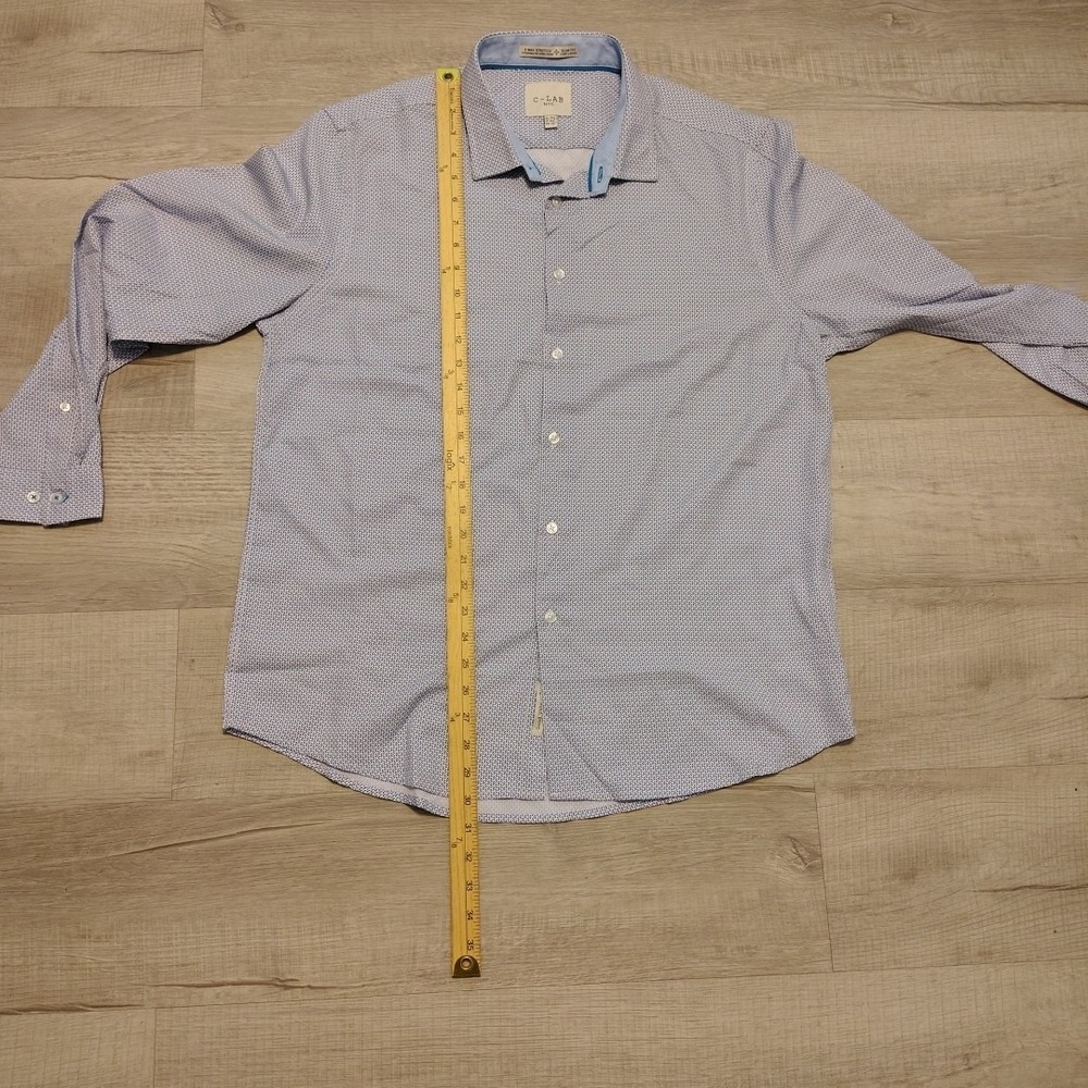 C lab 4 Way Stretch Button‎ Shirt Long Sleeve XL Lot Bundle 3 Performance - Picture 7 of 10
